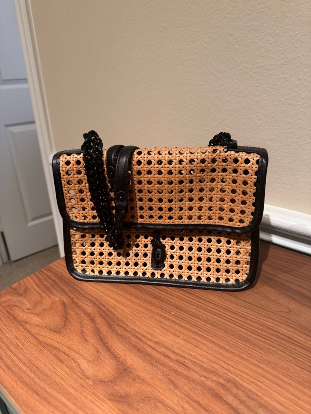 Rebecca Minkoff Raffia Shoulder Bag